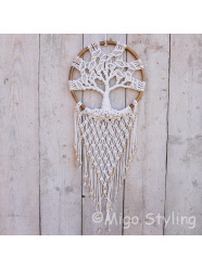 Dromenvanger Tree of life macrame Dia 35