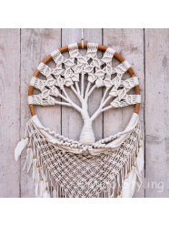 Dromenvanger Tree of life macrame D 52