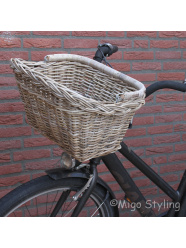 Fahrradkorb mit Haken, rechteckig