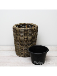 Rotan plantenzuil / pot