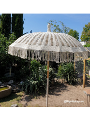 Macrame handgeknoopte parasol 