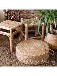 Jute-Hocker Dia 55