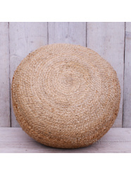 Poef jute naturel