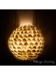 Wandlamp lotus 