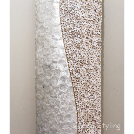 Vloerlamp Schelpen design zandkleur