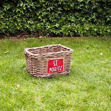 Rotan mand St. Moritz klein