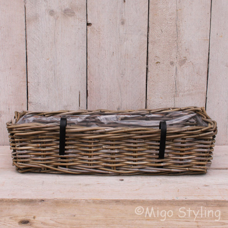 Balkonmand rotan 60 cm 