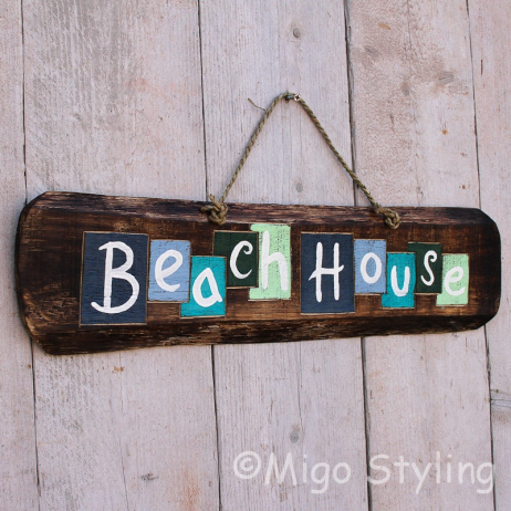 Beachhouse bord 