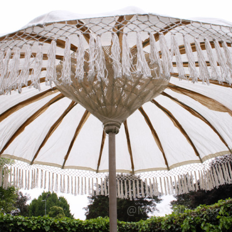 Bali - ibiza Parasol met franje