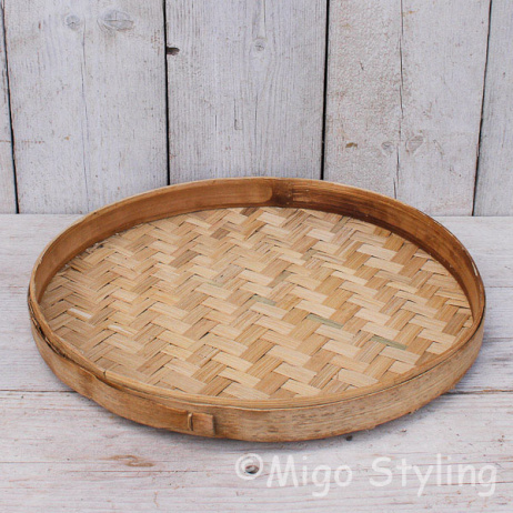 Bamboe dienblad naturel