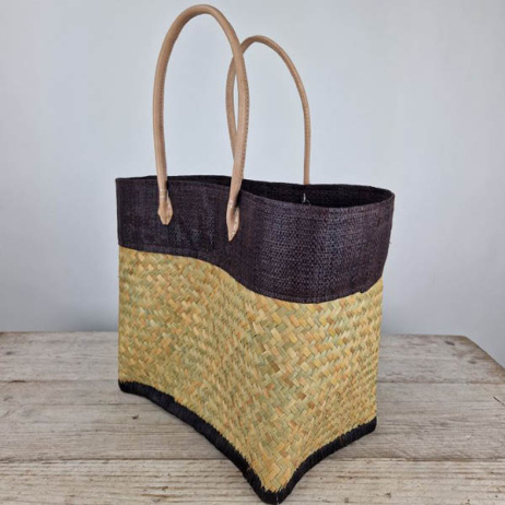 Boodschappentas zeegras naturel brown