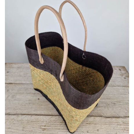Boodschappentas zeegras naturel brown