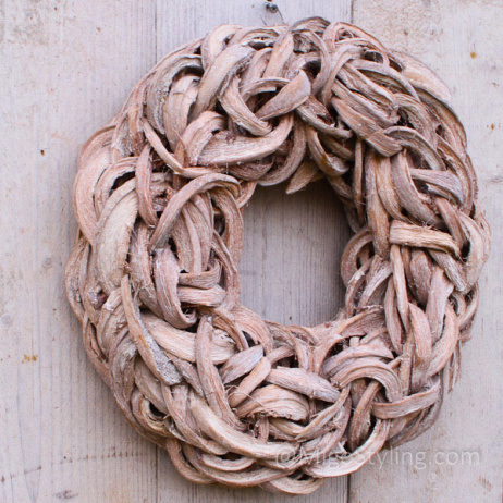 Kokosnuss Kranz white wash