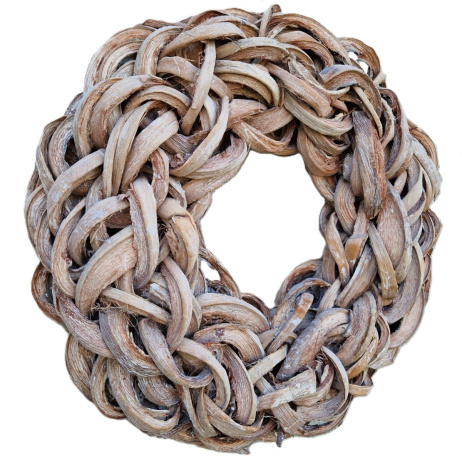 Coco slice Krans white wash