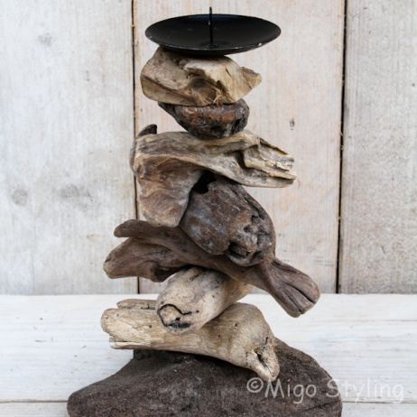 Driftwood kandelaar 
