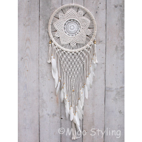 Dromenvanger macrame Bloem 