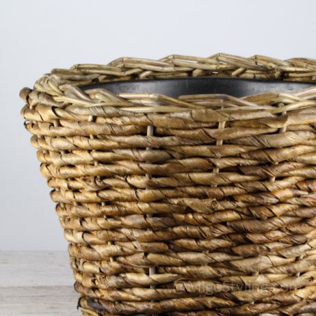 Drypot Korb aus Bananenblatt Abaca 43cm