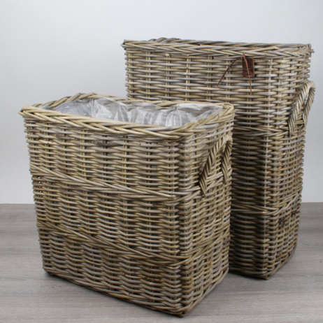 Eleganter, hoher Pflanzenkorb, 65 cm