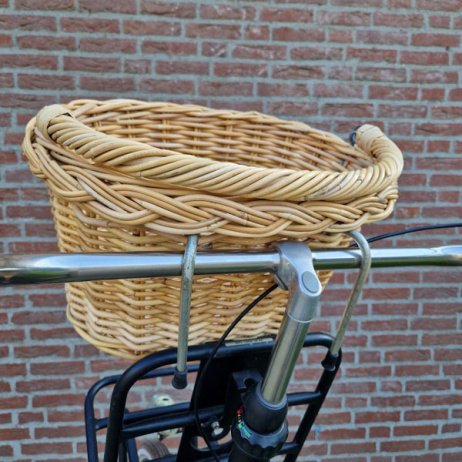 Fietshaakmand ovaal Naturel