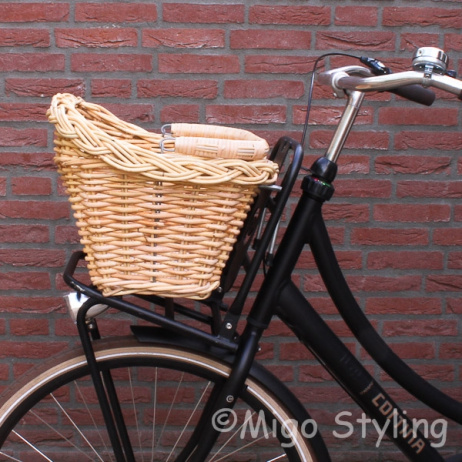 Fahrradkorb mit Haken rechteckig