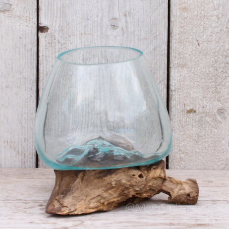 Vase auf einem Wuzelstrunk (k)