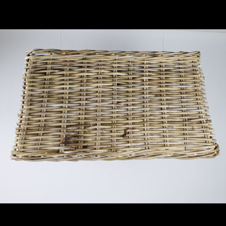 Großer Hängelampenschirm XL Rattan