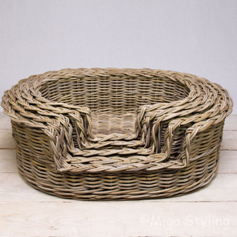 Weiden Hundekorb groß 81 cm