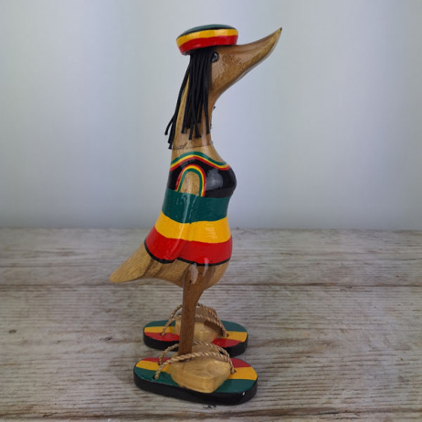 Houten Rasta Reggae Eend Jamaica
