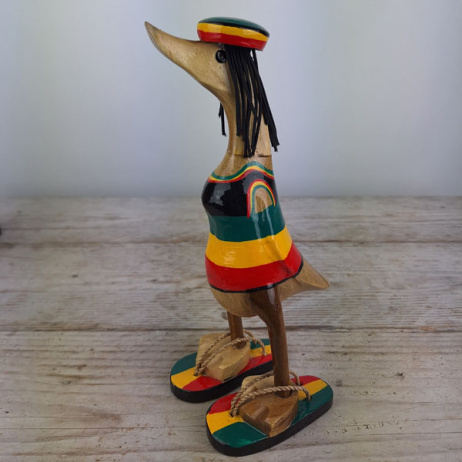 Houten Rasta Reggae Eend Jamaica