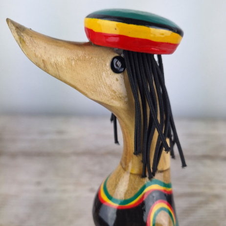 Houten Rasta Reggae Eend Jamaica