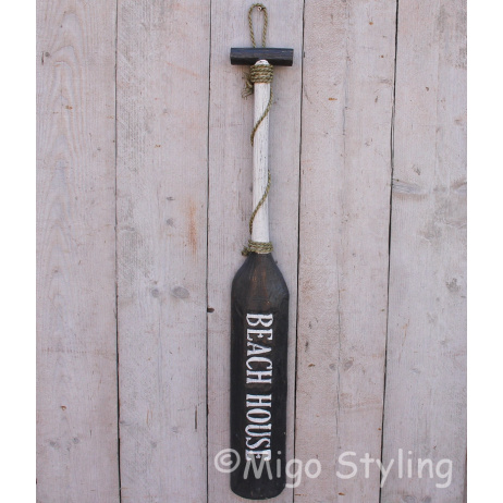 Houten peddel Beach House Grijs 