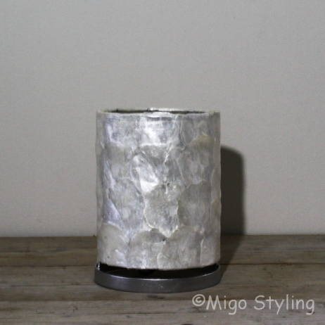 Tischlampe Perlmutt Capiz 14 cm