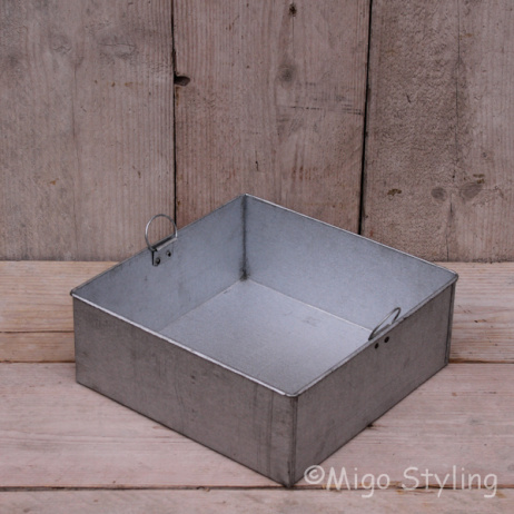 Schirmständer Korb mit Zinkwanne 60 cm 