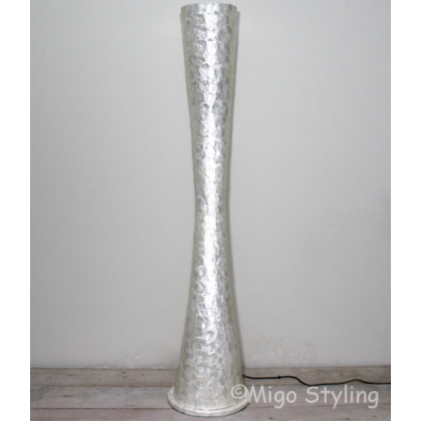 Tornado schelpen vloerlamp