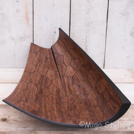 Exclusieve houten design schaal 
