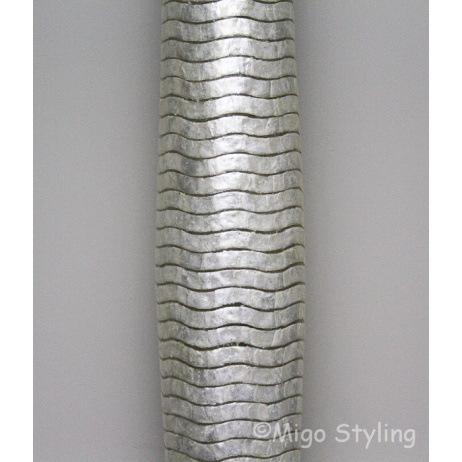 Vloerlamp Cone schelpen wit 200 cm