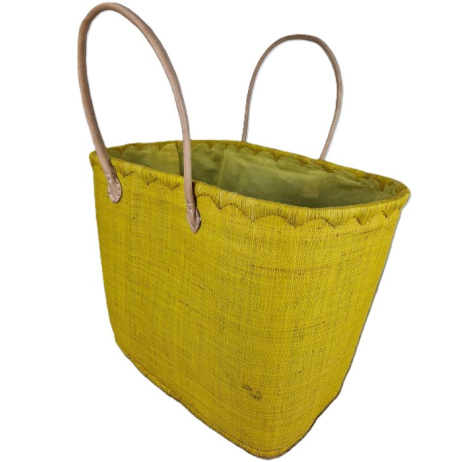 Jute strandtas Geel 