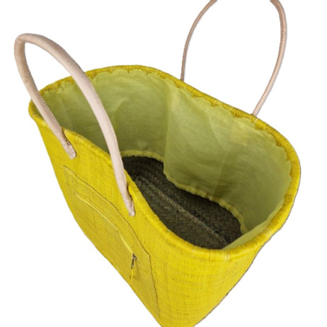 Jute strandtas Geel 