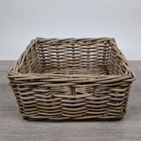 Schrankkorb quadratisch Rattan