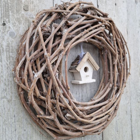 Kranz mit Vogelhaus 40 cm