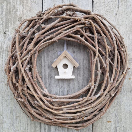 Kranz mit Vogelhaus 40 cm