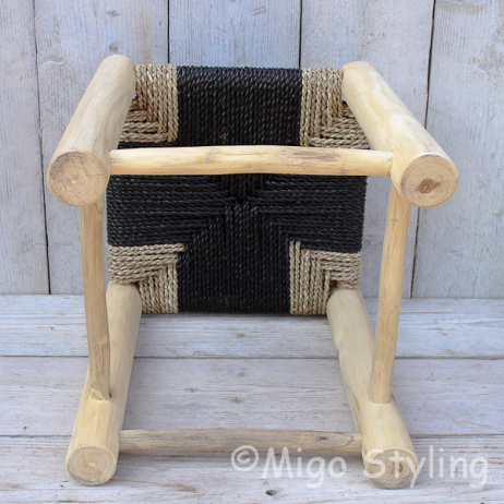 Seegras Hocker Natural