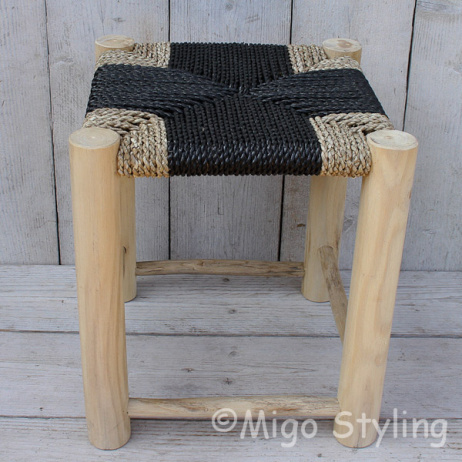 Seegras Hocker Natural 