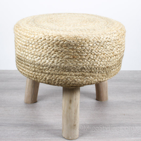 Hocker rund natur
