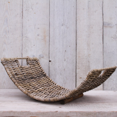 Lectuurmand Trendy grey rotan