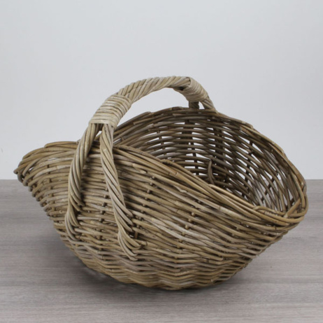 Lesekorb Henkelkorb Holzkorb
