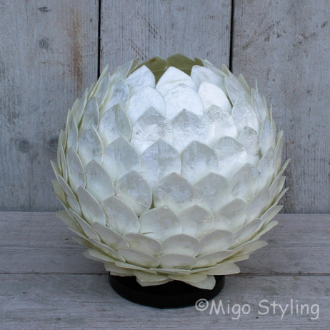 Lotus Tischlampe Schlaf oder Wohnzimmer