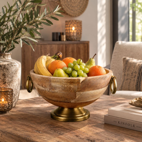 Luxe fruitschaal op voet 