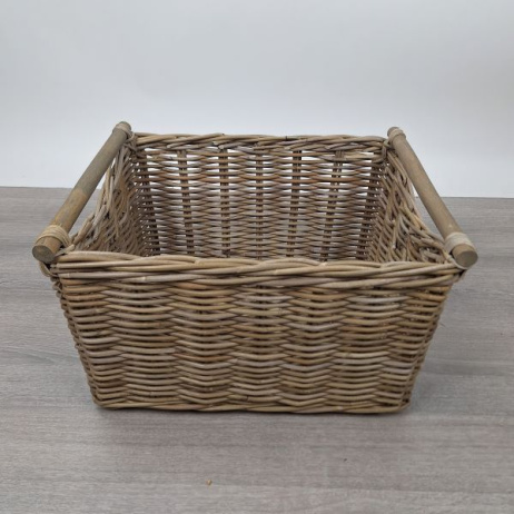 Korb mit Holzgriff 50 cm