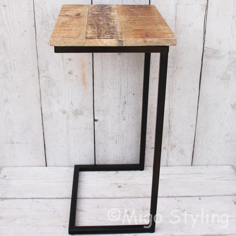 Mango houten Bijzettafel laptoptafel